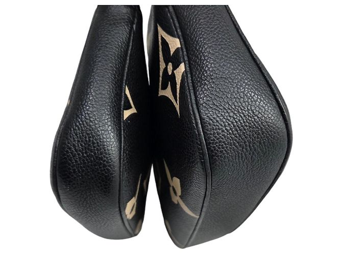 LOUIS VUITTON Monogram Empreinte Multi Pochette Acessórios Bolsa de Ombro Feminina Marrom - vista 6