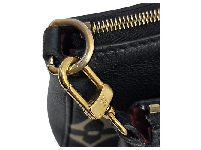 LOUIS VUITTON Monogram Empreinte Multi Pochette Acessórios Bolsa de Ombro Feminina Marrom - vista 8
