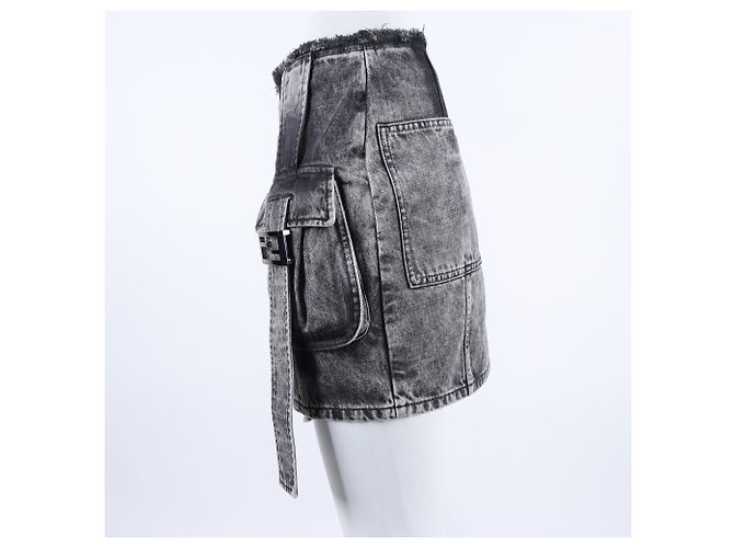 Falda de denim Fendi Azul - vista 2