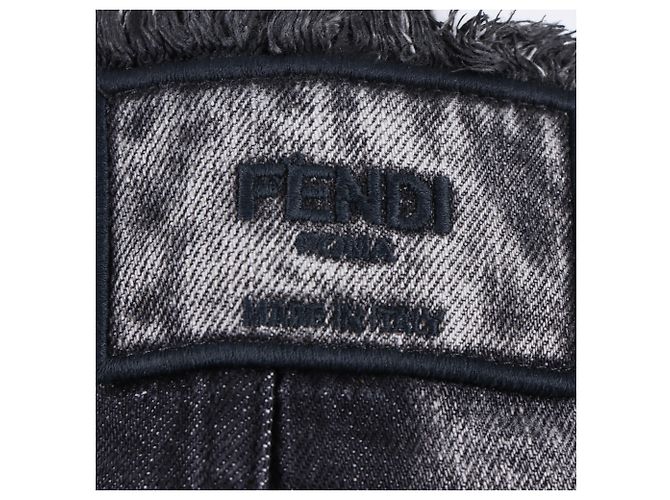 Falda de denim Fendi Azul - vista 4