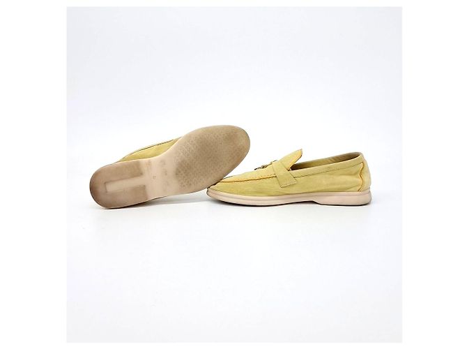 Mocassini Loro Piana Summerwalk Giallo - vista 4