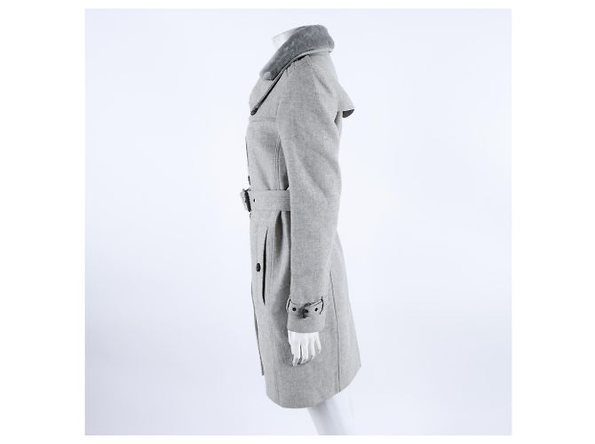 Abrigo de piel Burberry Brit Castaño - vista 2