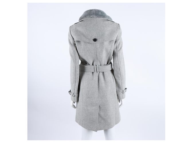 Abrigo de piel Burberry Brit Castaño - vista 3