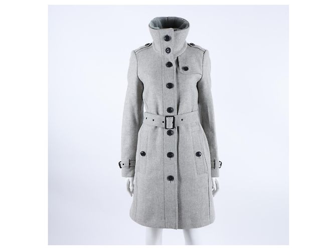 Abrigo de piel Burberry Brit Castaño - vista 5