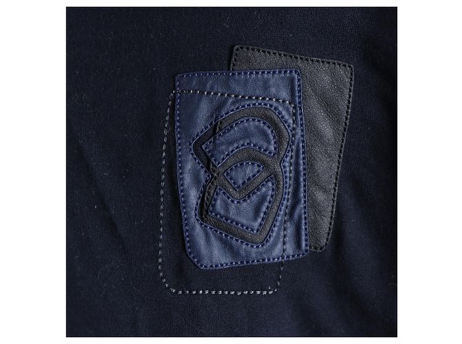 Camiseta de Manga Corta Hermès Azul - vista 4