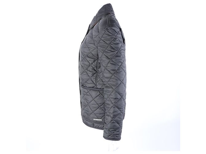 Jaqueta acolchoada com zíper Burberry Preto - vista 2