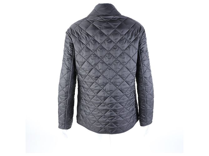 Jaqueta acolchoada com zíper Burberry Preto - vista 3