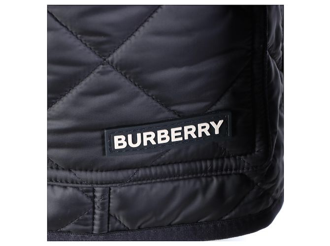 Jaqueta acolchoada com zíper Burberry Preto - vista 4