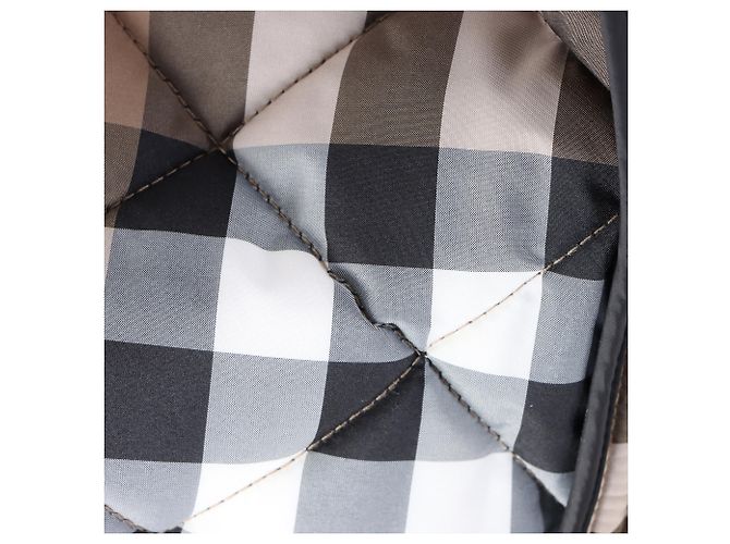 Jaqueta acolchoada com zíper Burberry Preto - vista 5