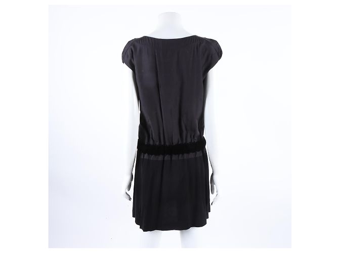 Vestido Louis Vuitton Negro - vista 3