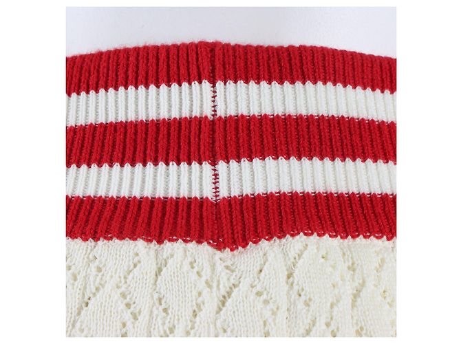 Falda de punto Gucci Adidas Blanco - vista 4