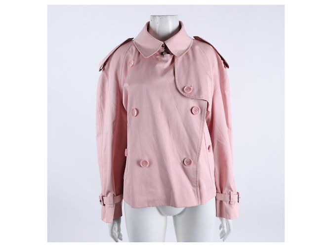Abrigo trench corto Burberry Rosa - vista 5