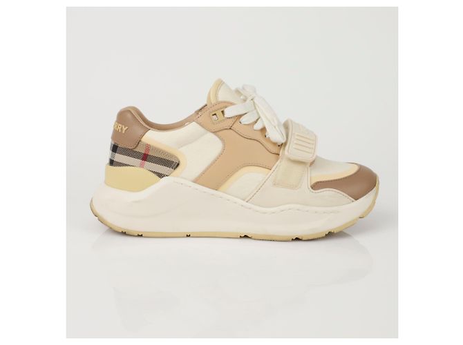 Burberry Sneakers Ramsay Marrone - vista 2