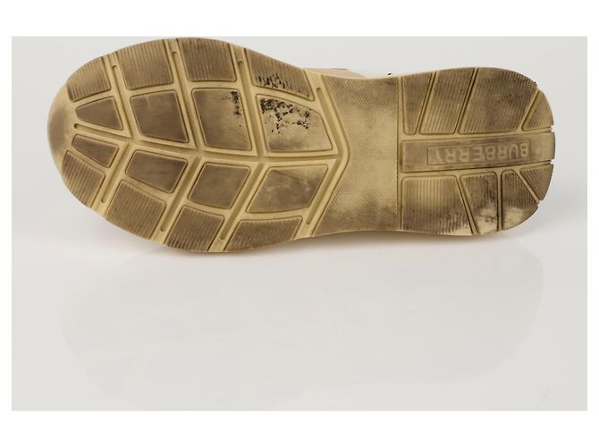 Burberry Sneakers Ramsay Marrone - vista 4