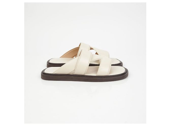 Bottega Veneta Strap Sandals Size White - view 2