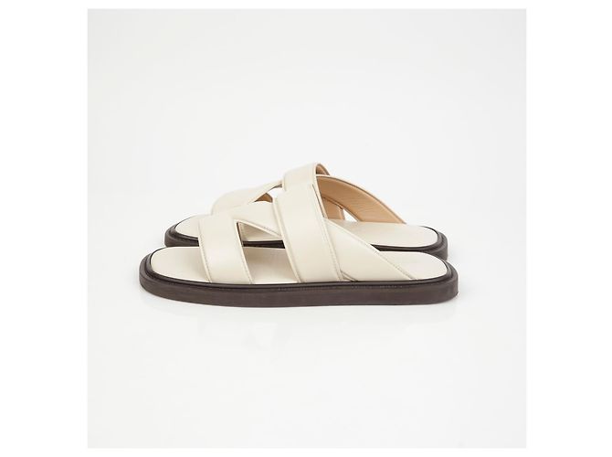 Bottega Veneta Strap Sandals Size White - view 5
