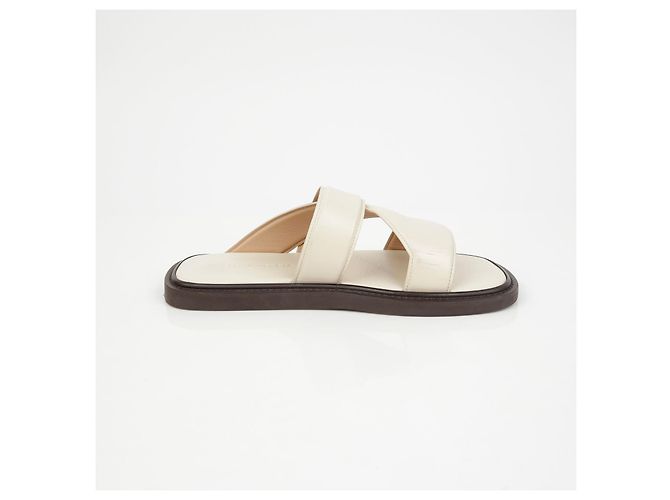 Bottega Veneta Strap Sandals Size White - view 7