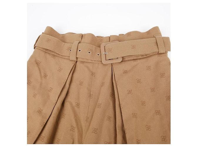 Fendi Pantalones de tiro alto Castaño - vista 3