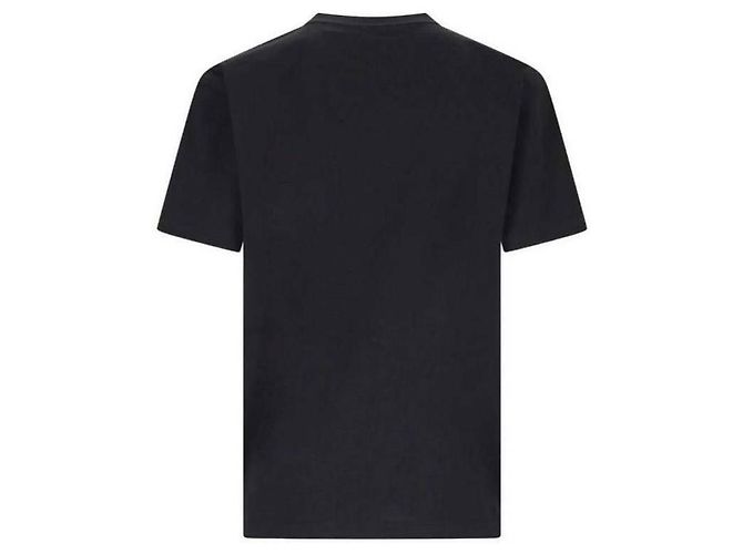 Burberry Kariertes Baumwoll-T-Shirt mit Tasche Rot - Ansicht 5