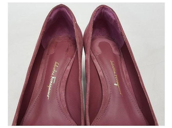 Salvatore Ferragamo Scarpe in scamosciato da donna Rosa - Ansicht 4