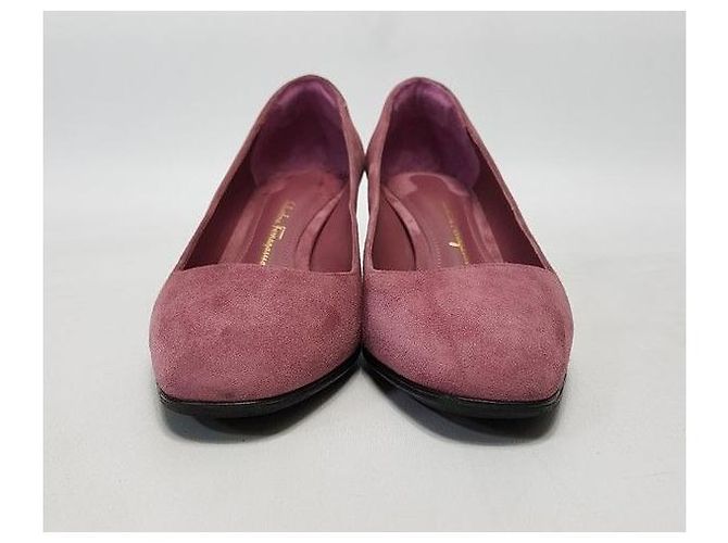 Salvatore Ferragamo Scarpe in scamosciato da donna Rosa - Ansicht 5