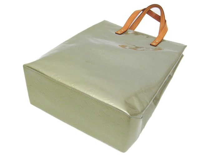 Louis Vuitton Borsa tote Reade MM in Monogram Vernis per donne - Grigio Marrone - vista 2