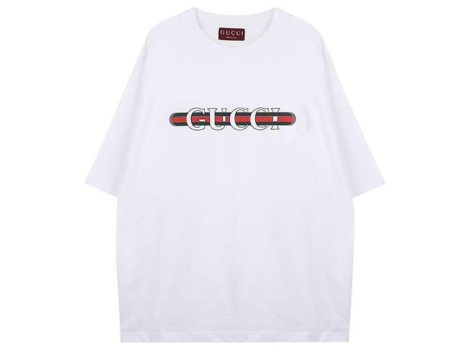 Gucci T-Shirt aus Baumwolljersey mit Druck: - Ansicht 3