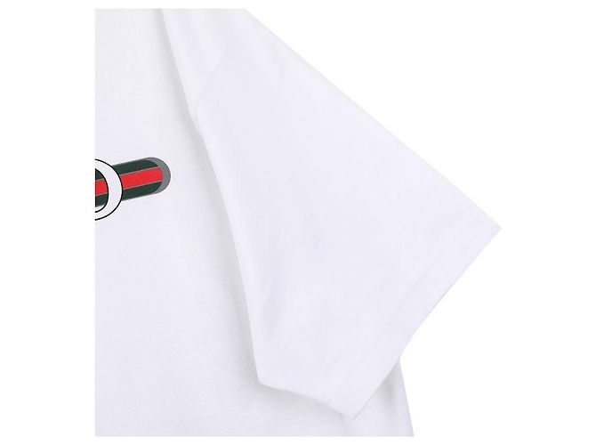 Gucci T-Shirt aus Baumwolljersey mit Druck: - Ansicht 6