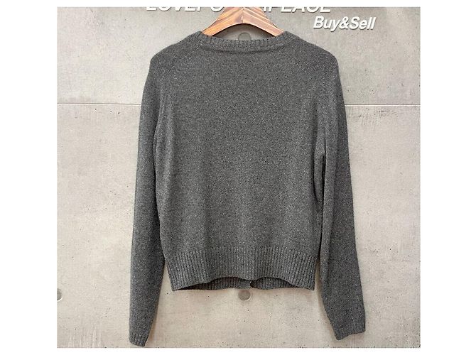 Gucci Kaschmir-Cardigan mit Pferdebeißer-Detail für Frauen grau Braun - Ansicht 4