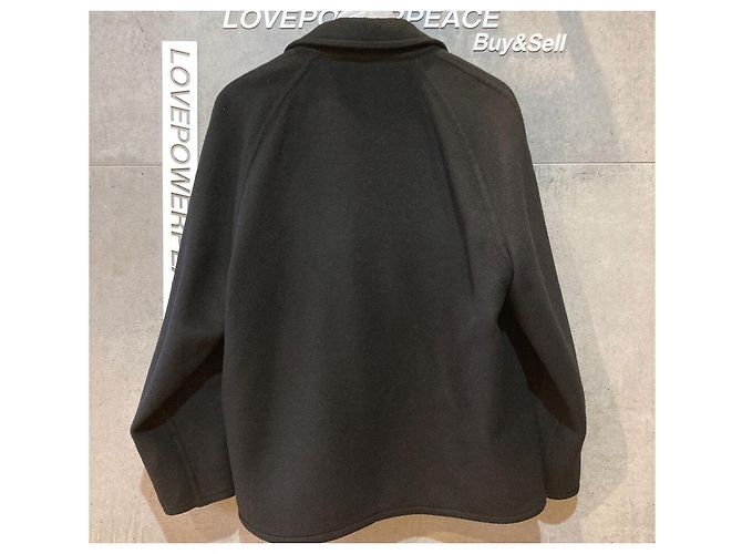 Hermès Kurze Cashmere-Jacke schwarz - Ansicht 4