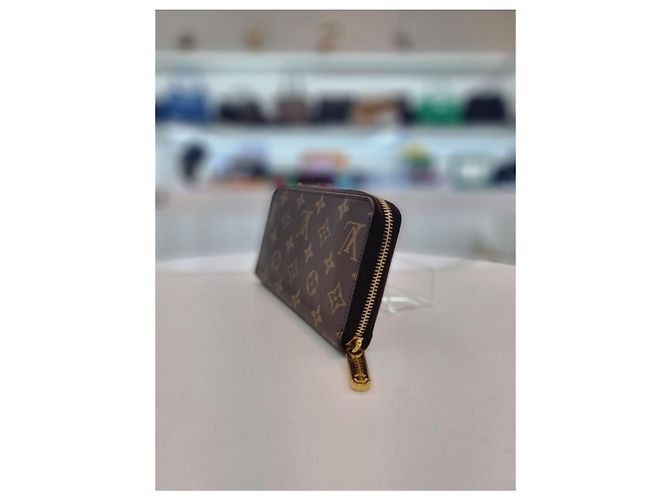 Louis Vuitton Cartera larga para mujer con chip Castaño - vista 10