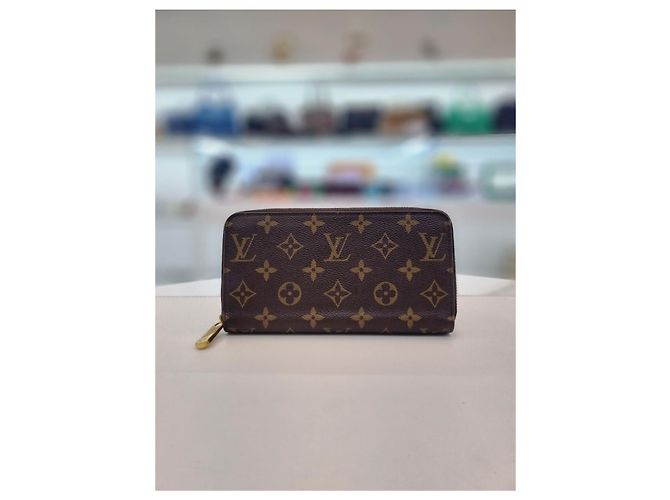 Louis Vuitton Cartera larga para mujer con chip Castaño - vista 12