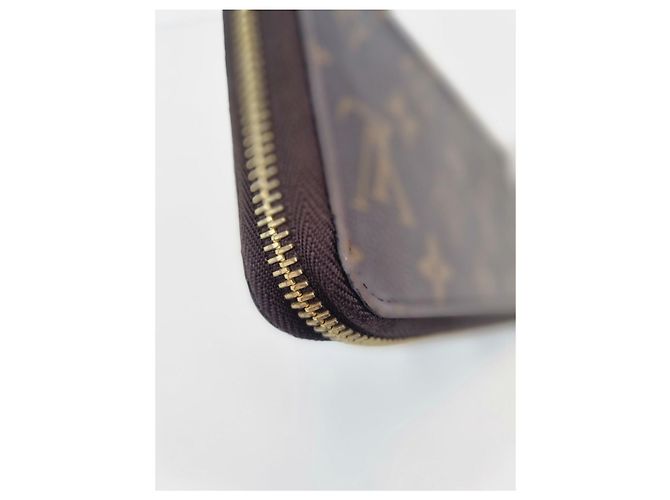 Louis Vuitton Cartera larga para mujer con chip Castaño - vista 14