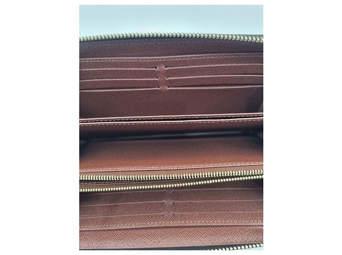 Louis Vuitton Cartera larga para mujer con chip Castaño - vista 18
