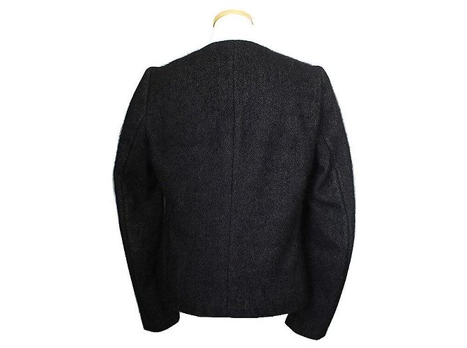 Giacca in misto angora nera Isabel Marant Nero - vista 2
