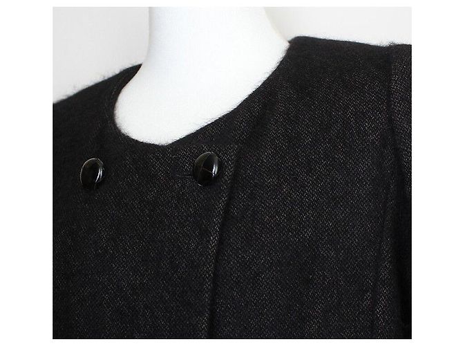 Giacca in misto angora nera Isabel Marant Nero - vista 4