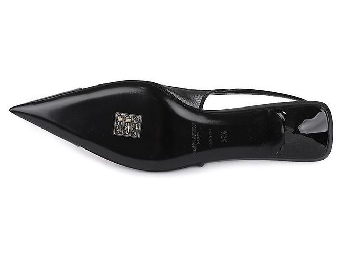 Saint Laurent Women's Mesh Slingback Heels - view 7