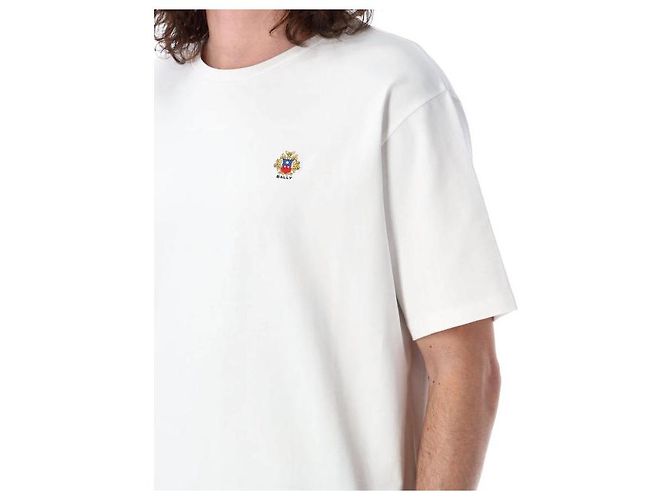 Bally Kurzarm-T-Shirt mit Wappen-Logo - Ansicht 6
