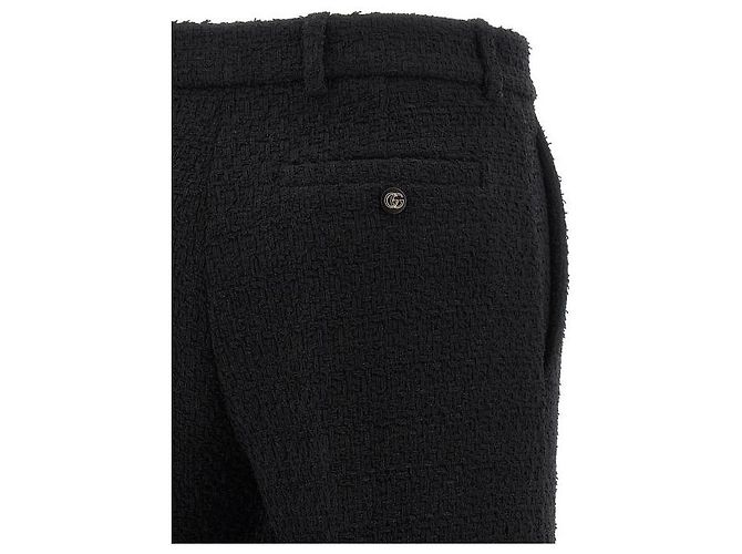 Gucci Pantalones de lana bouclé - vista 7
