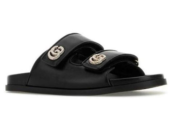 Gucci Sandali in Cristallo AAEKU Nero - vista 5
