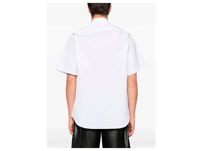 Prada Camicia a maniche corte in popeline - vista 7