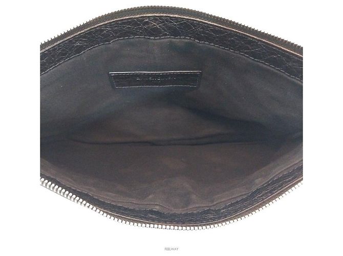 Balenciaga Borsa a tracolla con clip Motor Forté Nero - vista 4