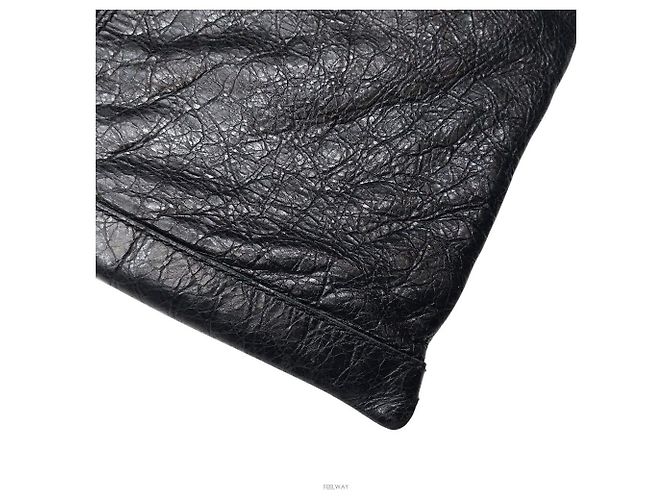 Balenciaga Borsa a tracolla con clip Motor Forté Nero - vista 5