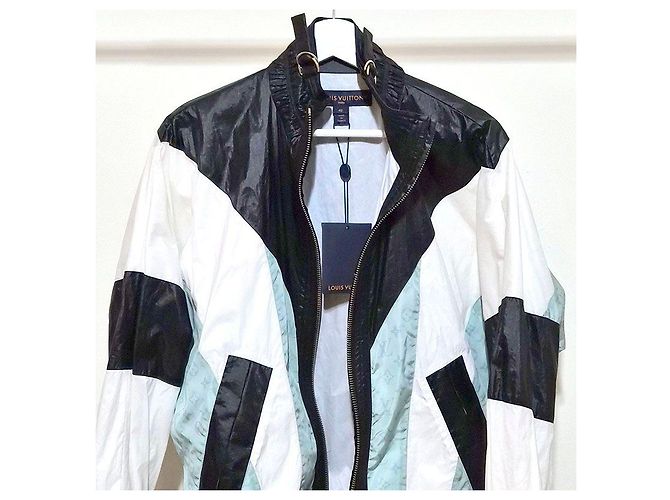 Louis Vuitton Giacca a vento con accento monogramma Multicolore - vista 4