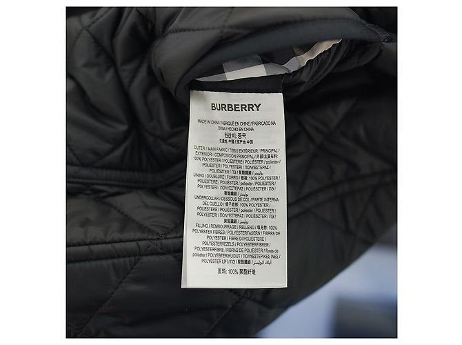 Burberry Dalry Steppjacke aus Polyester in Schwarz - Ansicht 14