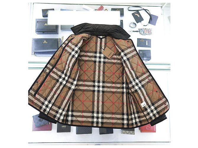 Burberry Dalry Steppjacke aus Polyester in Schwarz - Ansicht 21