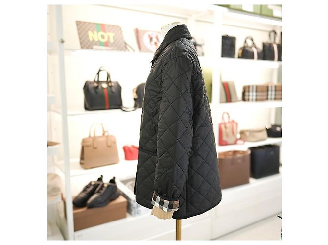 Burberry Dalry Steppjacke aus Polyester in Schwarz - Ansicht 4