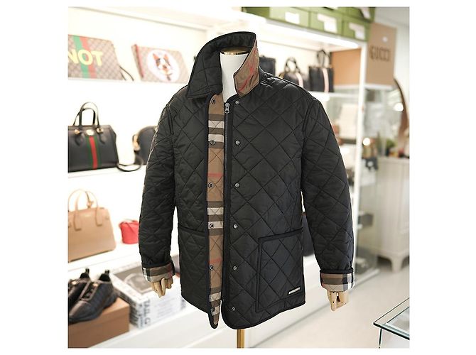 Burberry Dalry Steppjacke aus Polyester in Schwarz - Ansicht 6