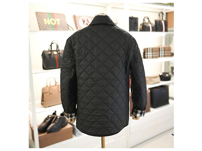 Burberry Dalry Steppjacke aus Polyester in Schwarz - Ansicht 7