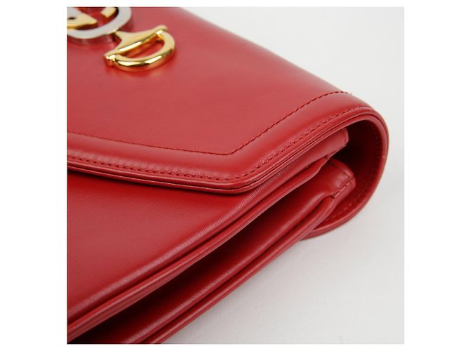 Gucci Borsa a tracolla media testa di tigre Rosso - vista 16